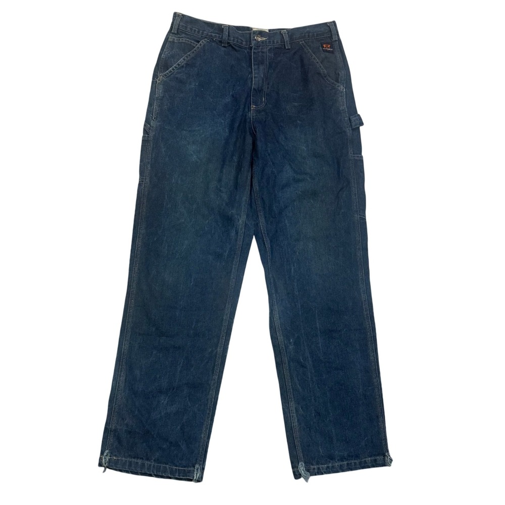 Tico Mela Flame Resistant FR Carpenter Jeans Denim‎ Work Pants Size 34-32